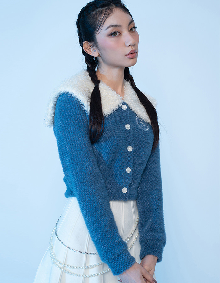 [12/8 예약배송] Sailor fur collar CD - blue